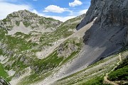 33 Dal Passo di Gabbia vista sul sentiero dei fiori nel Mandrone